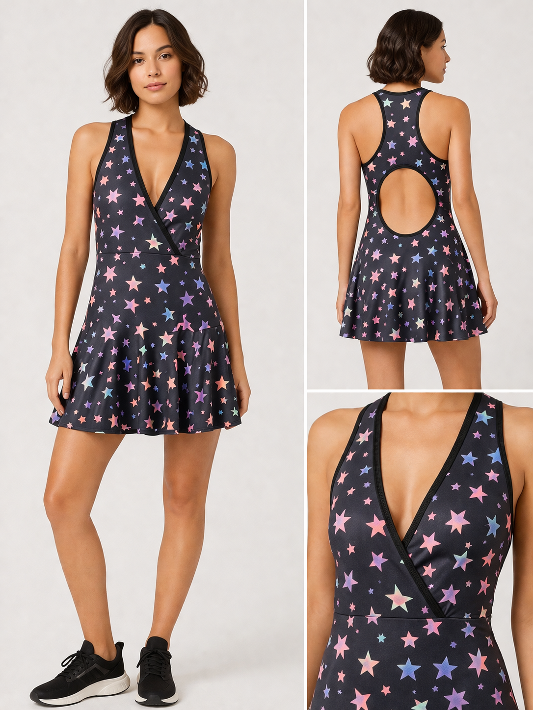 Sí, vestido deportivo con estampado de princesa