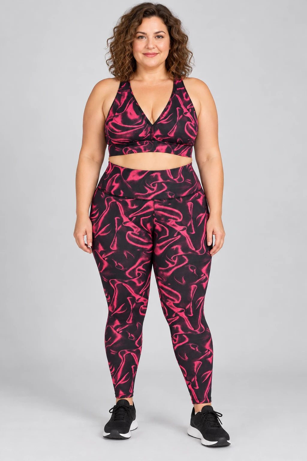 Completo Fitness in Suplex Stampato – Top e Leggings