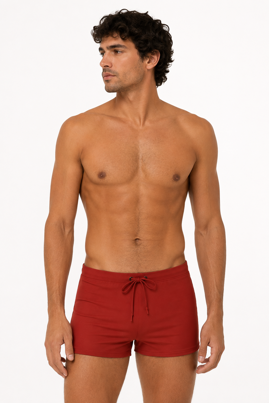 Men’s Mid-Length Swim Shorts with Rio Araguaia Print