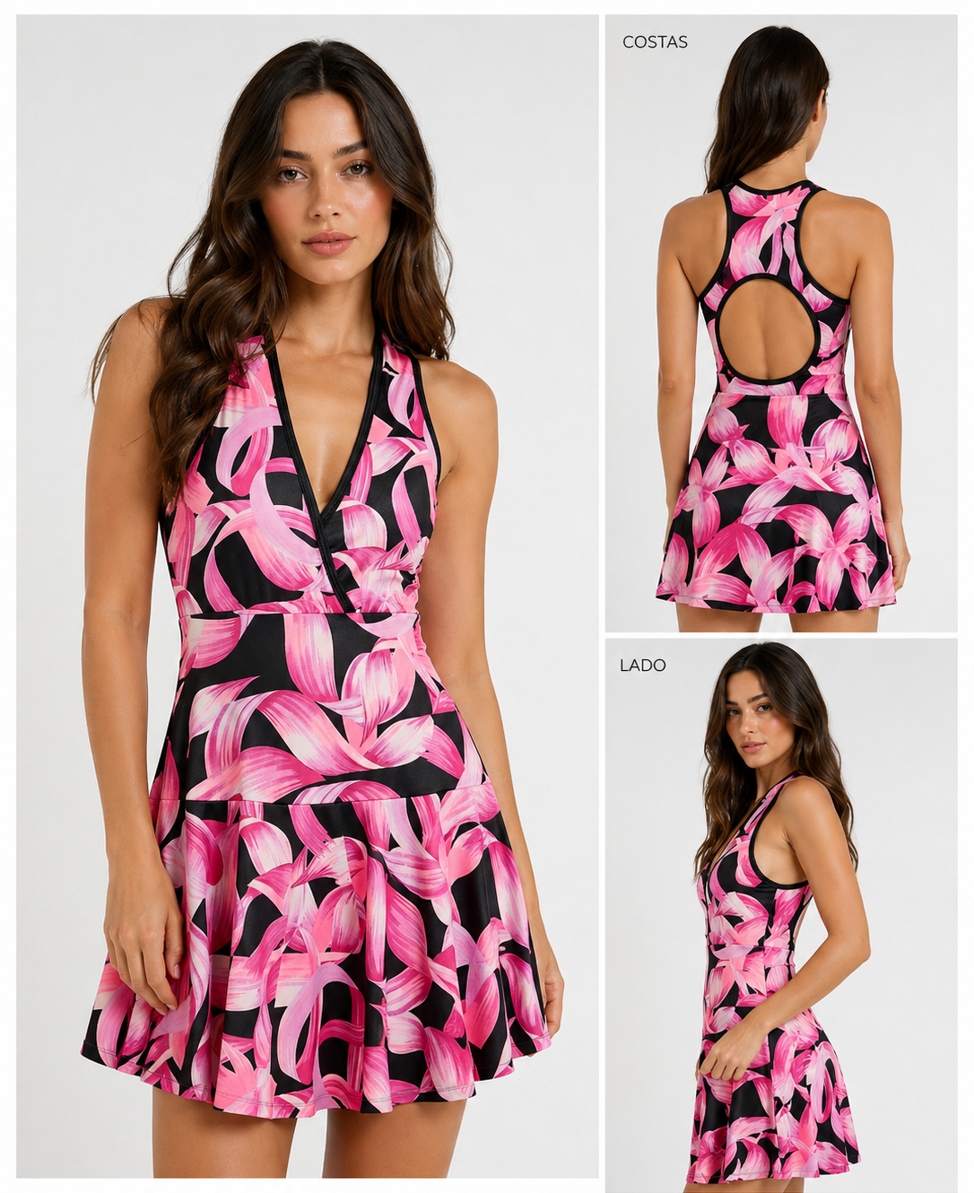 Sí, vestido deportivo con estampado de princesa