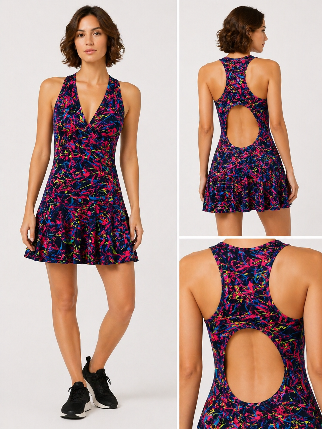 Sí, vestido deportivo con estampado de princesa