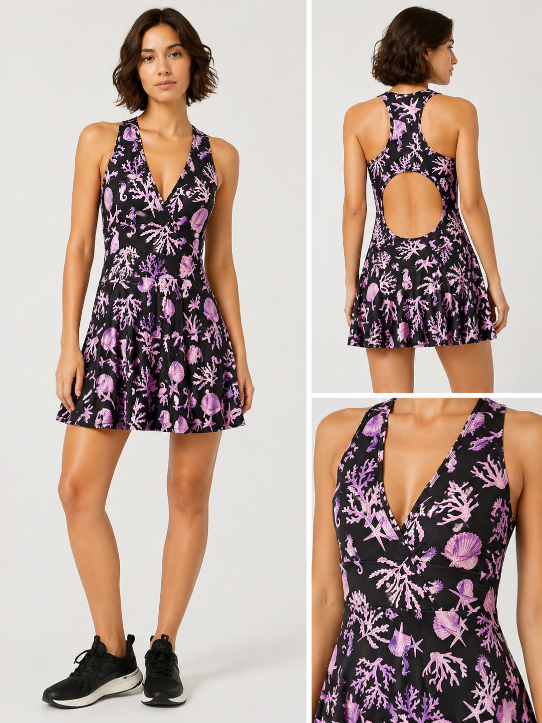 Sí, vestido deportivo con estampado de princesa