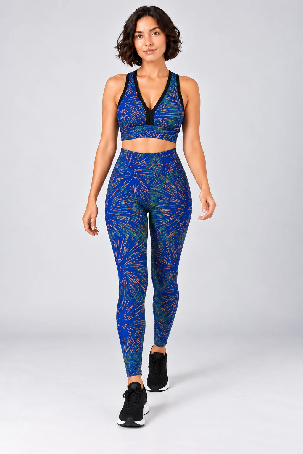 Completo Fitness in Suplex Stampato – Top e Leggings